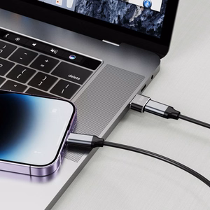 Tech-Protect UltraBoost USB-A (uros) / USB-C (naaras) sovitin - musta
