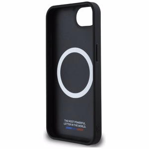 BMW Oversized Stripes MagSafe Suojakuori iPhone 16e:lle - Musta