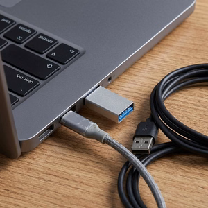 Adapteri Type C - USB A 3.0 Blue Star - valkoinen