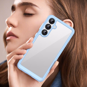 Outer Space Case for Samsung Galaxy A36 Cover with Flexible Frame - Blue