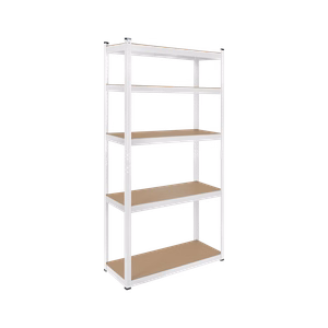 Metallinen varastohylly Rebel 180x90x40, valkoinen