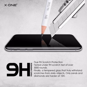 Tempered Glass X-ONE - for iPhone Xs/11 Pro 3D Full Cover black