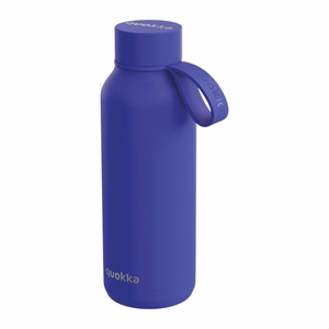 Quokka Solid With Strap -termospullo ruostumattomasta teräksestä, 510 ml, Dusk Blue