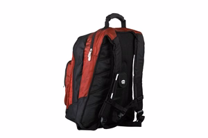 Addison 311015 kannettavan tietokoneen laukku 39,6 cm (15,6") reppu musta, burgundia