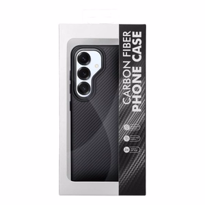Suojakuori Samsung S26 ULTRA:lle Carbon Elite Mag Cover MagSafe-yhteensopiva musta