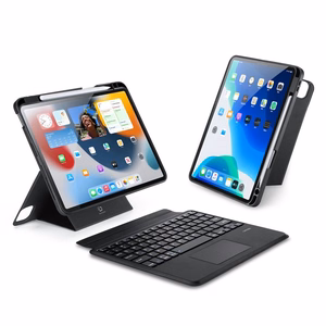 Dux Ducis DK -suojakuori langattomalla näppäimistöllä iPad 4/5/6 / iPad Pro 11 2018/2020/2021/2022 musta