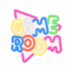 Neon PLEXI LED GAME ROOM moniväri NNE20 Neolia