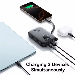 External battery Power Bank Joyroom JR-PBF17 22.5W with USB-C cable 10000mAh black