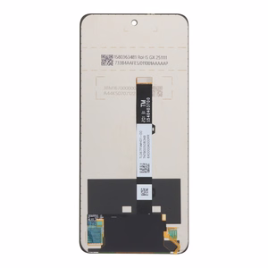 Näyttö Xiaomi Poco X3 / X3 NFC / X3 Pro / Mi 10T Lite kosketuslasilla musta OEM
