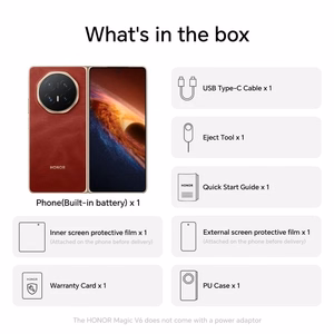 Honor MAGIC V6 16.6 cm (6.52") Hybrid Dual SIM 5G USB Type-C 16 GB 512 GB 6660 mAh Red