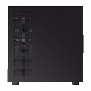 Darkflash DPX90 tietokonekotelo (musta) + 3 tuuletinta
