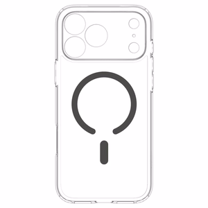 Spigen Ultra Hybrid MagSafe -suojakuori iPhone 18 Pro Max / 17 Pro Max -malleille, läpinäkyvä grafiitinharmaa