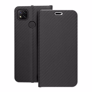 Flip-suojakuori Xiaomi Redmi 9C / 9C:lle Luna Book Carbon musta
