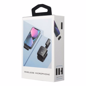 Langaton solmiomikrofoni USB-C latauskotelon kanssa S11 musta