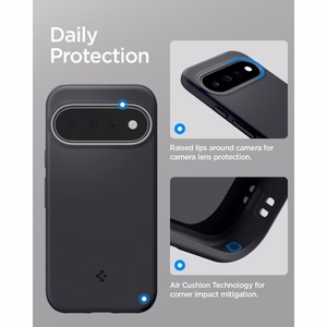 Musta Spigen Nano Pop Mag MagSafe-suojakuori malleihin Google Pixel 11