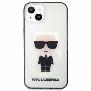 Karl Lagerfeld Iconik Karl Kotelo iPhone 13 mini - läpinäkyvä