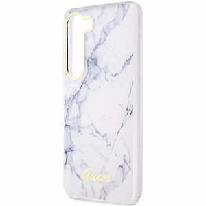 Guess GUHCS23SPCUMAH S23 S911 valkoinen/valkoinen kovakuori Marble