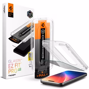 Spigen Glas.TR EZ Fit Pro yksityisyyslasi iPhone 16 Pro / 17 / 17 Pro:lle