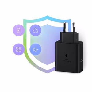 Samsung Power Adapter Duo EP-T5020XBEGEU verkkolaturi 2x USB-C 50W - musta
