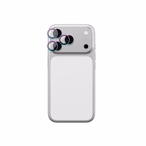 AmazingThing Linssilasi iPhone 17 Pro / Pro Max:lle sateenkaari-alumiinikehyksellä