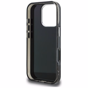 Karl Lagerfeld IML Aquarelle Karl & Choupette & Logo iPhone 16 Pro Case Black