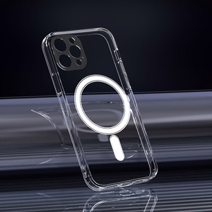 TFO Anti Shock 1,5 mm Mag suojakuori iPhone 17 Pro 6,3″ / iPhone 18 Pro 6,3″ -puhelimelle kamerasuojuksella – läpinäkyvä ja valkoinen