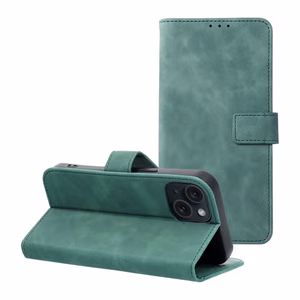 Flip-suojakuori iPhone 15:lle Tender Book vihreä