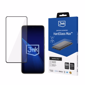 Reinforced Full Screen Tempered Glass 3mk HardGlass Max Black for Xiaomi Redmi Note 15 Pro+ 5G