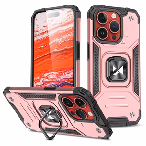 Wozinsky Ring Armor iPhone 15 Pro Ring Armor Suojakuori - kultainen