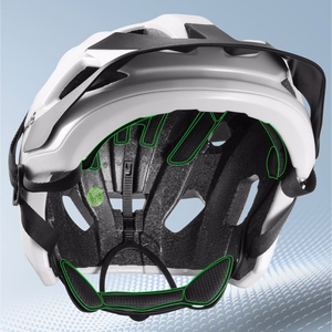 Rockbros LK-67 Youth Bike Helmet with Detachable Visor 54–58 cm - White