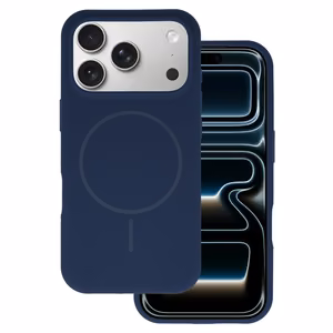Magsafe Slim Silikoninen Suojakuori iPhone 16 Pro Maxille navy