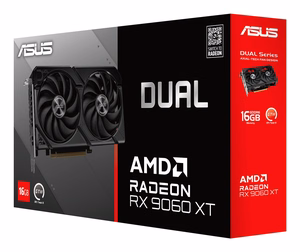ASUS Dual -RX9060XT-16G AMD Radeon RX 9060 XT 16 GB GDDR6 Näytönohjain