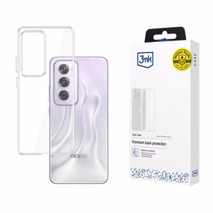3mk Clear Case Suojakuori Oppo Reno 12:lle - läpinäkyvä
