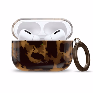 Tech-Protect Lamano Suojakuori AirPods Pro 1 / 2 -kuulokkeille - musta ja ruskea