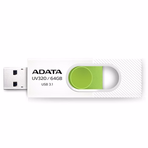 ADATA UV320 USB-muistitikku 64GB USB Type-A 3.2 Gen 1 (3.1 Gen 1) vihreä, valkoinen
