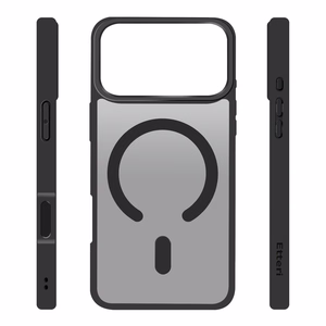 Etteri Matt Mag suojakuori iPhone 17 Pro / iPhone 18 Pro musta