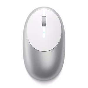 Langaton hiiri Satechi 1200 dpi bluetooth M1 hopeinen