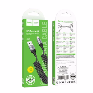 Hoco X121 kaapeli USB C - Lightning PD 27W 1,5 m musta