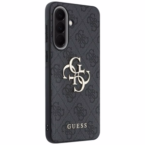 Guess HC PU 4G Big Metal Logo case for Samsung Galaxy A37 black