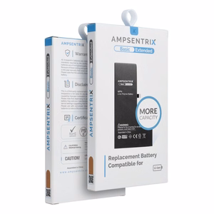 AmpSentrix Basic battery for iPhone 12 / 12 Pro (high capacity 3300 mAh)