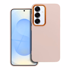 Suojakuori Samsung S25:lle Frame vaaleanpunainen