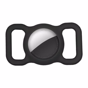 AIRTAG CASE FOR COLLAR/BELT/SUSPENDERS BLACK
