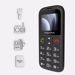Kruger&Matz Simple 923 GSM-puhelin senioreille