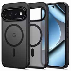 Tech-Protect Magmat MagSafe-suojakuori Google Pixel 9 Pro XL / 10 Pro XL / 11 Pro XL -malleille, mattamusta