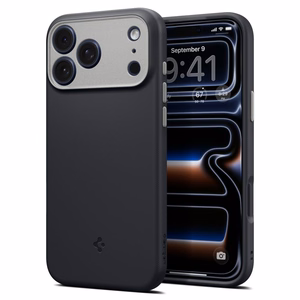 Spigen Nano Pop MagSafe -suojakuori iPhone 17 Pro Max / 18 Pro Max -malleille, musta