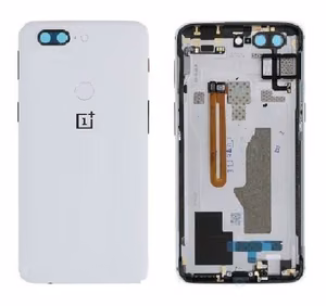 Takakansi OnePlus 5T Sandstone White alkuperäinen (käytetty Grade B)