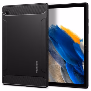Spigen Rugged Armor kotelo Samsung Galaxy Tab A8 10.5'' - Matta musta