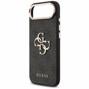 GUESS suojakuori iPhone 17 Air GUHCP17M4GMGCGR (PU-kuori isolla 4G Classic -logolla) kultainen musta