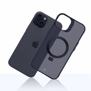3MK Smoke Case iPhone 15 Plus Magsafe & Stand Suojakuori