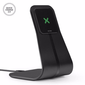 XVIDA Fast Charging wireless desk stand for Samsung Quick Charge 2.0, black